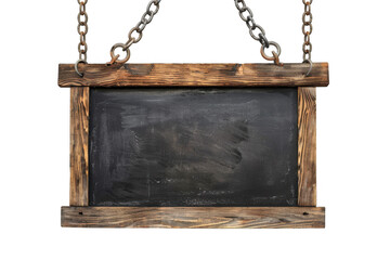 Vintage Blackboard Sign with Wooden Frame