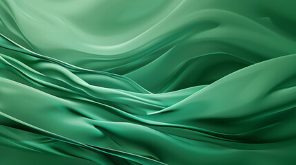 Obraz premium abstract green wave background, green waves