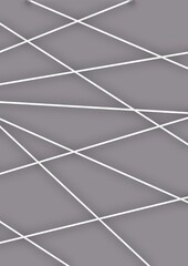 white chaotic lines on a gray background