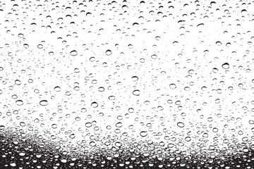 Black and White Grunge Texture with Water Droplets