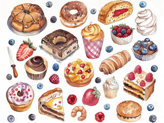 Bakery background graphic