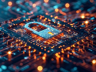 Artificial Intelligence,Chip,Data Security Lock