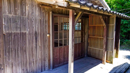 日本の古い漁師村の風景
