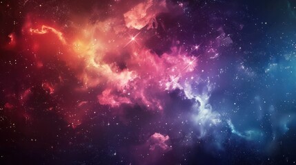 Fototapeta premium Colorful space galaxy cloud nebula. Stary night cosmos. Universe science astronomy. Supernova background wallpaper