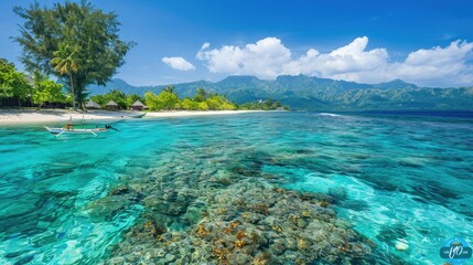Fototapeta premium Escape to Paradise: Gili Islands, Indonesia