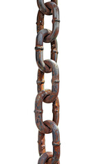 Obraz premium Grunge Chain with Large Metal Links