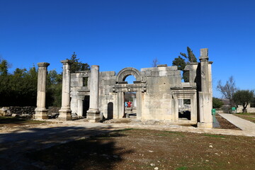 Baram Israel 03/06/2024. Ancient synagogue from the late Second Temple period.