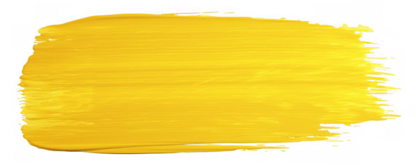 Bold Yellow Paint Stroke