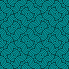Geometric Spiral Pattern For Cover Design 