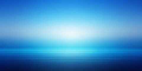Obraz premium Abstract Blue Gradient Horizon, background , gradient , sky , horizon