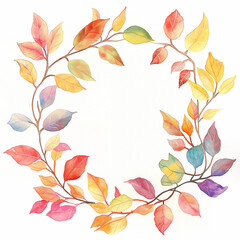 Watercolor back to school card background frame image