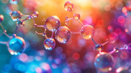 Molecular atoms background