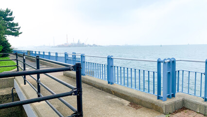 Naklejka premium 北九州市の延命寺遊歩道