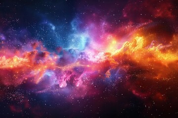 Fototapeta premium Colorful Abstract Pop Background with Dynamic Burst of Vibrant Hues