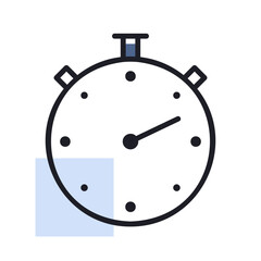 Stopwatch or stop watch timer vector icon