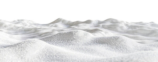 Fototapeta premium White snow landscape, cut out