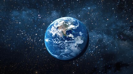 Obraz premium Planet earth view from space