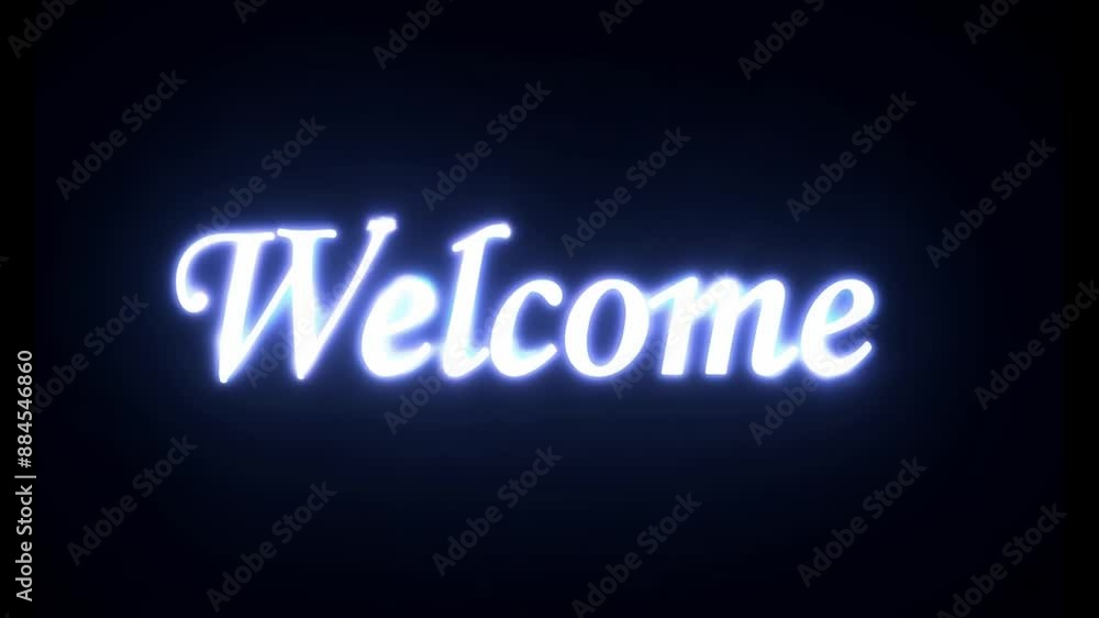 Aufkleber welcoming background with welcome text. perfect for greeting guests and adding a friendly touch to a