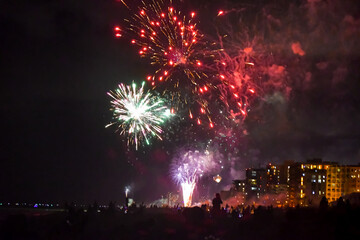 Fireworks at the Beach for the Fourth of July 2024, Orange Beach, Alabama