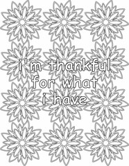 Printable floral coloring page for kids and adults with motivational words for self love and self care. it helps to struggle against life to enjoy the tough journey
