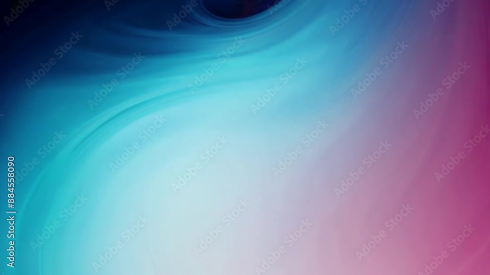 Poster abstract swirl background with blue and pink colors mixing and creating a sense of energy and moveme
