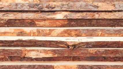 stack of raw boards as sawmill products