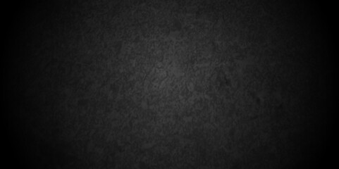 Old vintage charcoal black grunge wall backdrop with watercolor. Modern background with black wall surface, black stucco texture. Black gray satin dark texture. Abstract Dark Black background texture.