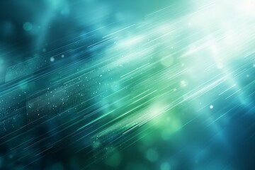 light blue and green abstract technology design background