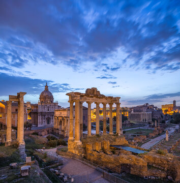 Roman Forum also known as Forum Romanum, Rome, Italy