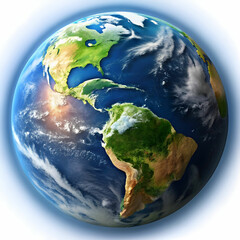 3d rendering of planet earth