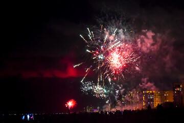 Fireworks at the Beach for the Fourth of July 2024, Orange Beach, Alabama
