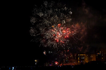 Fireworks at the Beach for the Fourth of July 2024, Orange Beach, Alabama