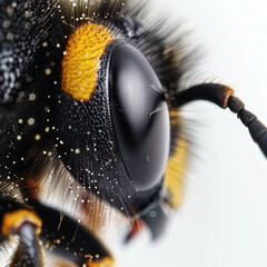 Fototapeta premium Wasp Head Close-up