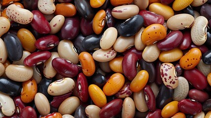 Colorful Beans Close Up