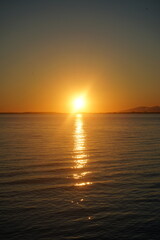 Fototapeta premium sunset over the sea