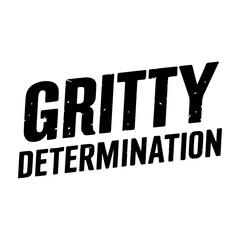 bravery typography design gritty determination 