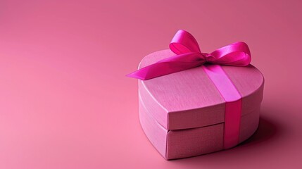 Trending Heart Shaped Gift Box in Color of the Year 2023 Viva Magenta with Design Space