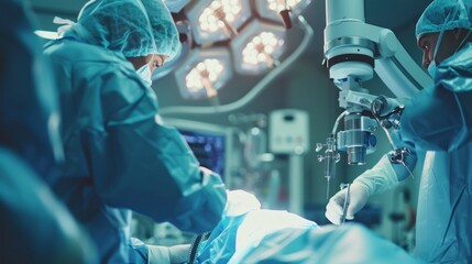 Surgical Procedure in Operating Room