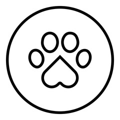 Naklejka premium Paw prints