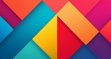 Chromatic Abstraction: Dynamic Geometry Shapes in Color
