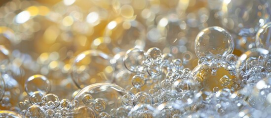 Close-up of Water Bubbles