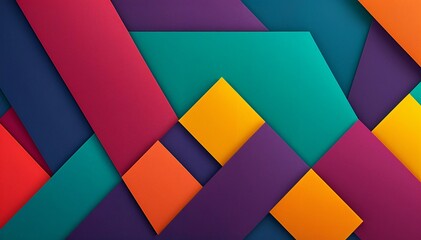 Bold Geometric Patterns: Vibrant Colors in Abstract
