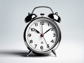 Naklejka premium Vintage Old-Fashioned Alarm Clock