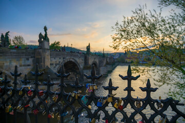Charles Bridge and Castle of Prague.These are major attractions for tourists visiting Prague and...