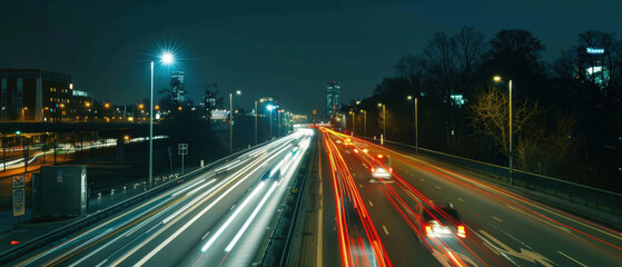 Vibrant Nightlife in the City Neon Lights and Bustling Streets. Capturing the Dynamic Energy and Colorful Illumination of Urban Nightlife in a Modern Cityscape Brainstorming Magazine Background