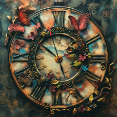 antique clock face