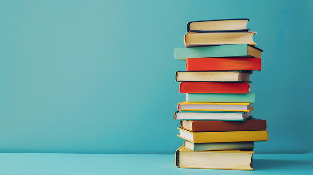 Back to School Supplies and Essentials on Solid Colored Backgrounds