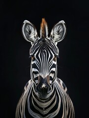 zebra portrait