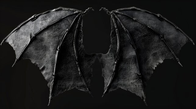 Isolated devil vampire wings design element wallpaper background