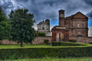 Abbey Church of Santa Maria di Lucedio, Trino, Vercelli. Piedmont, Italy